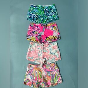 Lilly Pulitzer Shorts Lot of 4 Pair